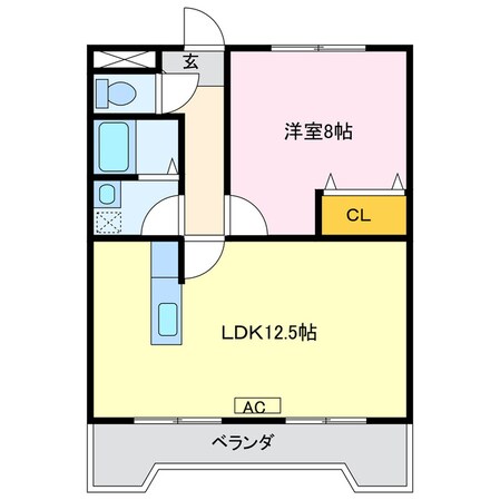 メゾン丸山の物件間取画像